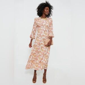 Tuckernuck HYACINTH HOUSE Saffron Floral Sophia Maxi Dress— Womens Small